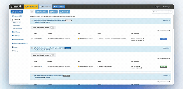 UtilityAPI - Duration Based Pricing Settings